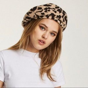 Brand new  Brixton Audrey Leopard Beret